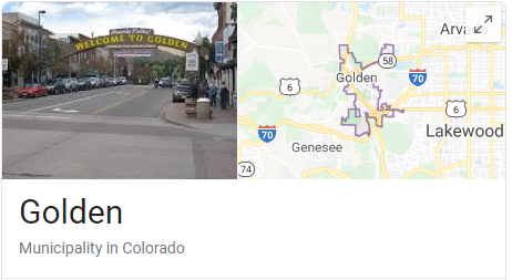 Golden Colorado Municipality