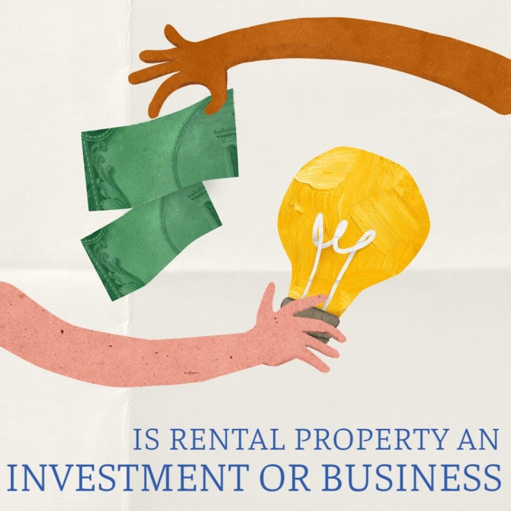 graphic - Rental Property Investment or Business